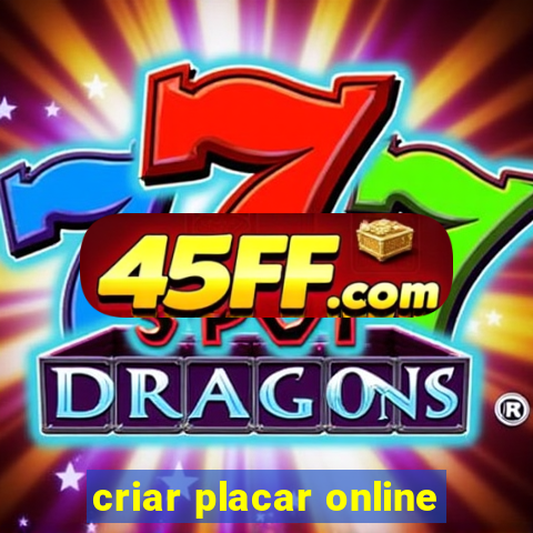 criar placar online